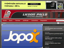 Tablet Screenshot of liedonpallo.net